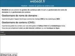 Sites similar to webedit.fr