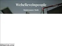 Sites similar to webelieveinpeople.org
