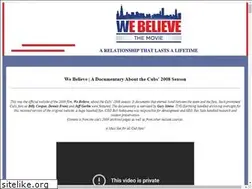 Sites similar to webelievethemovie.com
