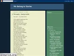 Sites similar to webelongtostories.blogspot.com