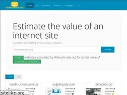 Sites similar to webestimate.org