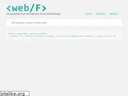 Sites similar to webf.zone