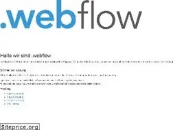 Sites similar to webflow.de