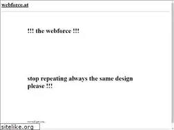 Sites similar to webforce.at