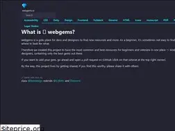 Sites similar to webgems.io