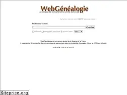 Sites similar to webgenealogie.com