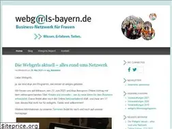 Sites similar to webgrrls-bayern.de