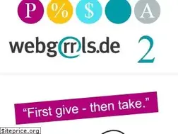 Sites similar to webgrrls.de