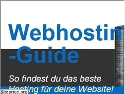 Sites similar to webhosting-guide.de