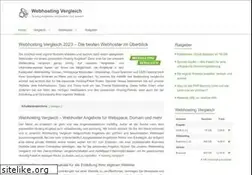 Sites similar to webhosting-vergleich.de