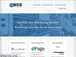 Sites similar to webhostinglisting.com