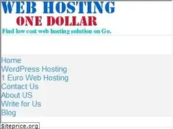 Sites similar to webhostingonedollar.com