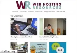 Sites similar to webhostingresources.com