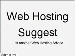 Sites similar to webhostingsuggest.com