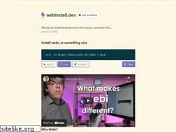 Sites similar to webinstall.dev