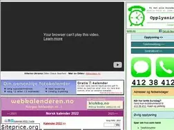 Sites similar to webkalenderen.no