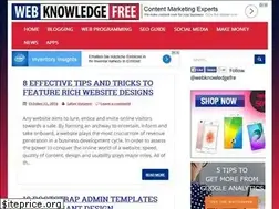 Sites similar to webknowledgefree.com