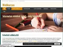 Sites similar to webkurzus.hu