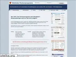 Sites similar to webliebe-partnerprogramm.de