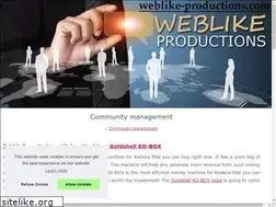 Sites similar to weblike-productions.com