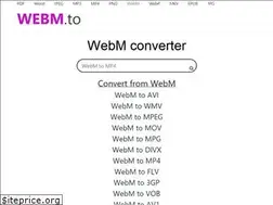 Sites similar to webm.to