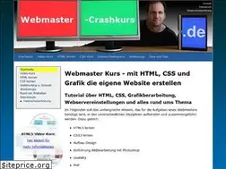 Sites similar to webmaster-crashkurs.de