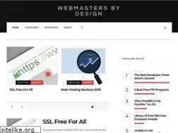 Sites similar to webmastersbydesign.com