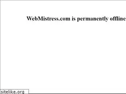 Sites similar to webmistress.com