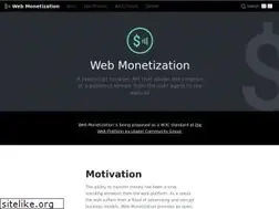 Sites similar to webmonetization.org