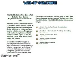 Sites similar to webofsolitaire.com