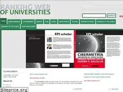 Sites similar to webometrics.info