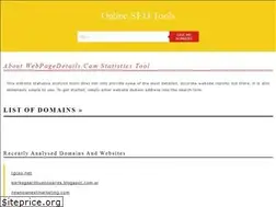 Sites similar to webpagedetails.com
