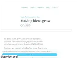Sites similar to webperformancebox.com