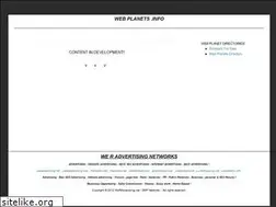 Sites similar to webplanets.info