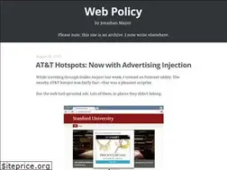 Sites similar to webpolicy.org