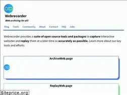 Sites similar to webrecorder.net