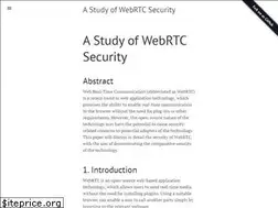 Sites similar to webrtc-security.github.io