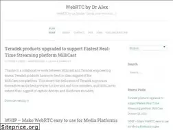 Sites similar to webrtcbydralex.com
