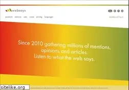 Sites similar to websays.com