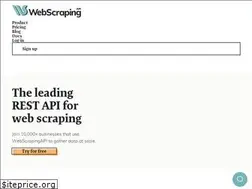 Sites similar to webscrapingapi.com