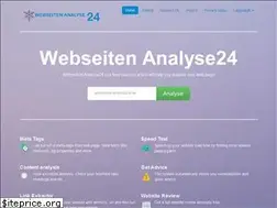 Sites similar to webseiten-analyse24.de