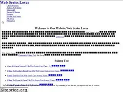 Sites similar to webserieslover.in