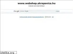 Sites similar to webshop.akrapovics.hu