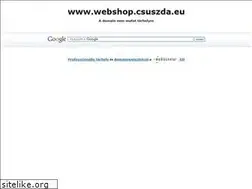 Sites similar to webshop.csuszda.eu