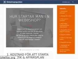 Sites similar to webshopsguiden.se