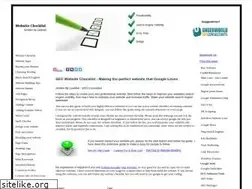 Sites similar to website-checklist.net