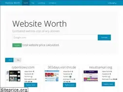 Sites similar to website-worth.com
