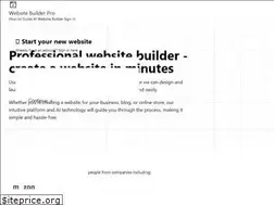 Sites similar to websitebuilderpro.com