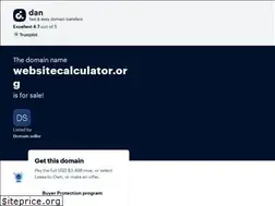 Sites similar to websitecalculator.org