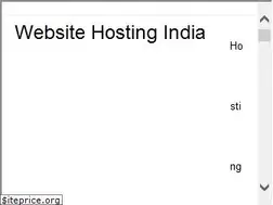 Sites similar to websitehostingindia.in